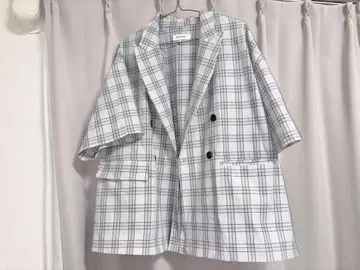 셋업 그레이 x 체크