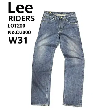 Lee 200 스트레이트 데님 팬츠 W31 NO.02000 일본제