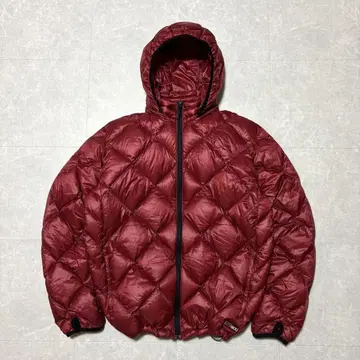 Eddie Bauer goosedown puffer jacket red