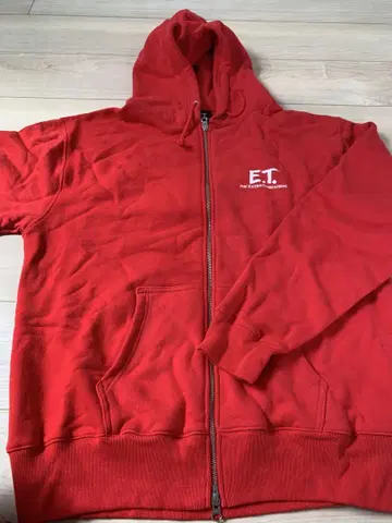 E.T. x BEAMS 백 프린트 후드티