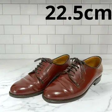 KENFORD 브라운 가죽 레이스업 슈즈 22.5cm
