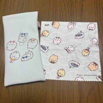 Zoff 치이카와 (먼작귀) 안경 케이스 안경닦이