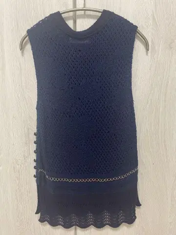 mame kurogouchi 네이비 니트 베스트