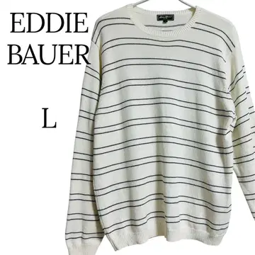 Eddie Bauer 스트라이프 스웨터 L
