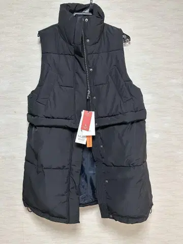 미사용! 충전솜 베스트 멀티 웨이 블랙