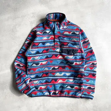 Patagonia LW SYNCHILLA SNAP-T 플리스 올 패턴 S