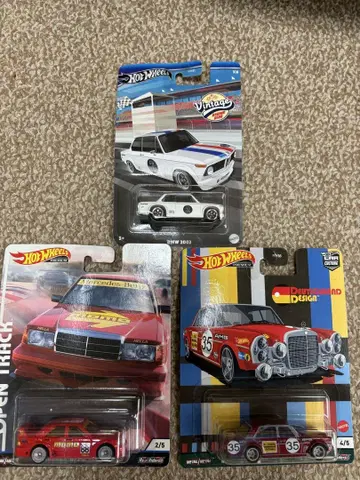 Hot Wheels 미니카 3대 BMW & Mercedes-Benz