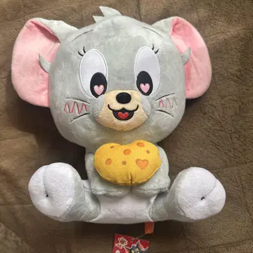 톰과 제리 치즈 봉제 인형 약 30cm