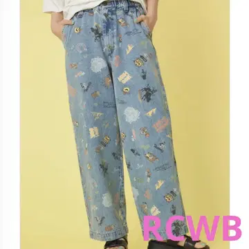 로데오 크라운 (Ryu Ambe) MOTIF PATTERN 팬츠 데님