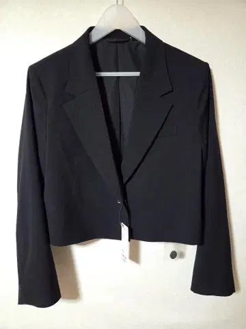 GU 지유 크롭 자켓 블랙 XXL