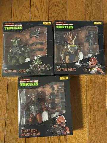 joytoy TMNT 1/18 트리케라톤 세트