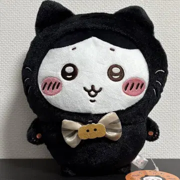 치이카와 검은 고양이 봉제 인형 하치와레