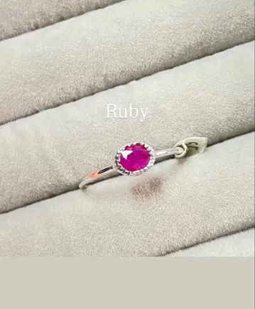 루비 반지 silver925