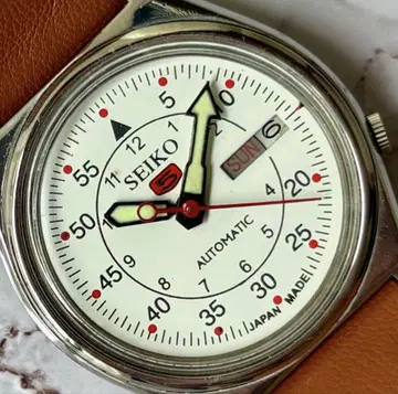 SEIKO 자동 와인딩 시계 화이트 다이얼
