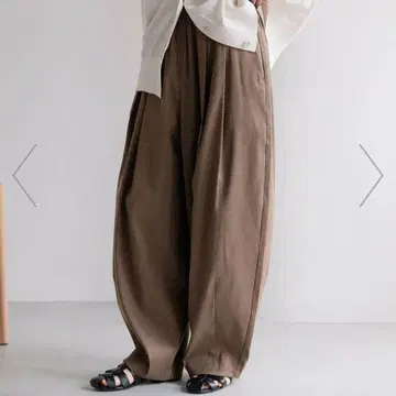 린넨 이지 코쿤 팬츠