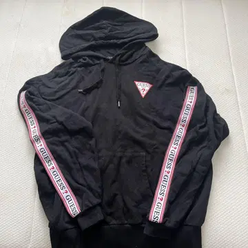 GUESS 블랙 후드티 L