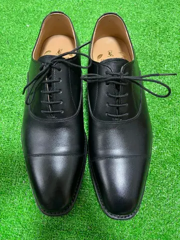 1회 착용 스코치 그레인 레인류 1916 24.5cm 블랙