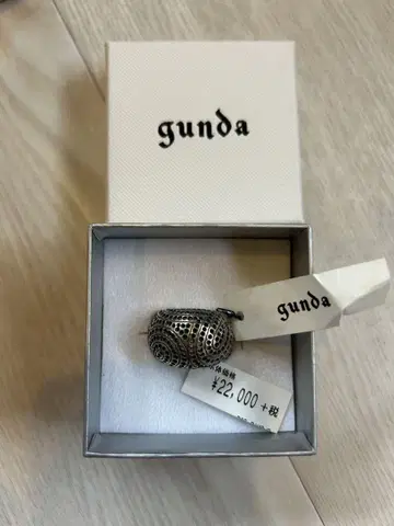 gunda 실버 반지 새상품