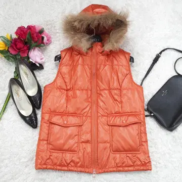 G9449*3can4on 시온 퍼 충전솜 베스트 오렌지 2