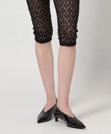 <6(ROKU)> 레이스 튤 스패츠 united arrows