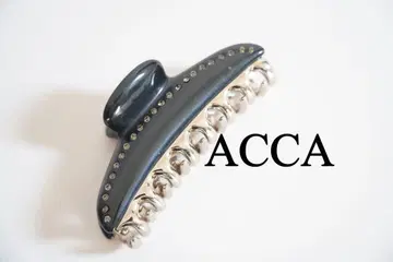 acca 티아라퀸 클립 대 9.5cm L 스톤 블랙