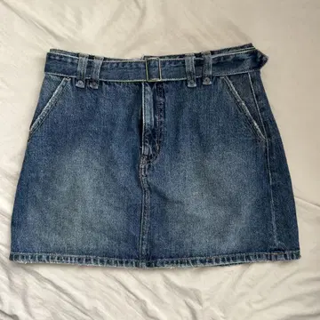 moussy 데님 미니 스커트 벨트 포함
