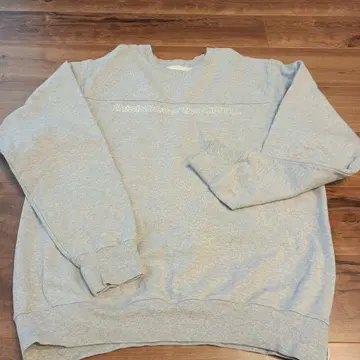 XL thisisneverthat 그레이 자수 로고 트레이닝복