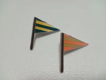 정품 미나 페르호넨 깃발 핀 배지 2개 세트