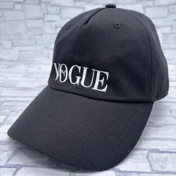 별주 콜라보 PUMA VOGUE 로고 자수 캡 블랙 한정판