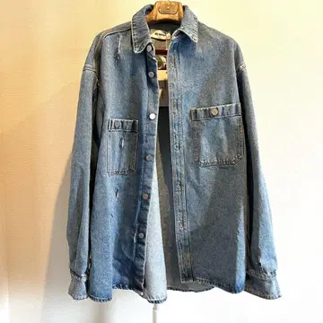 HED MAYNER 23SS 데님 오버 셔츠 커버올