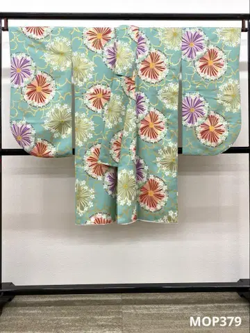 2자 소매 폴리에스테르 기모노 금채 벚꽃 하카마용