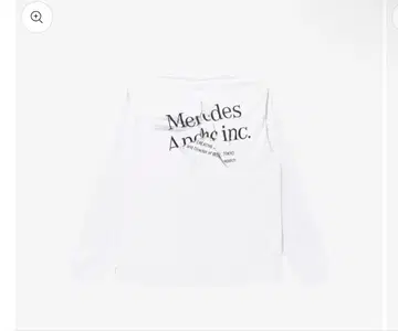 Anchor inc. 크럼플드 LS 티 화이트 L 롱티