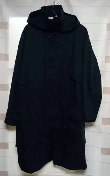 유니클로 U 후디드 코트 블랙 XS