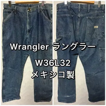랭글러 Wrangler 페인터 팬츠 데님 W36L32 멕시코제