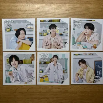 쟈니즈 사진 6장 세트 SHIBUYA