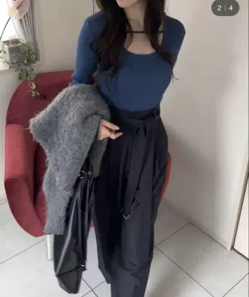 belt set 2턱 팬츠