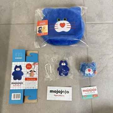 mojojojo 피규어 마스코트 페이스 마스코트 파우치 3종 세트