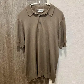 [ JOHN SMEDLEY ] 존스메들리 피케 셔츠 베이지 머스크