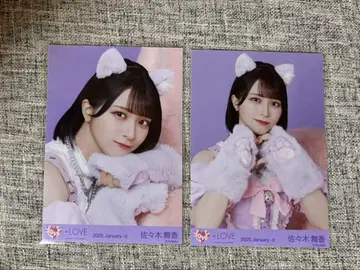 이코럽 사사키 마이카 7주년 고양이 의상 세미 컴프 브로마이드 요리 츄