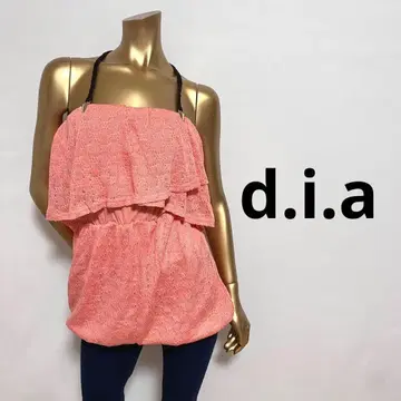 [ 0921 ] d.i.a 오프숄더 상의 F 살몬 핑크