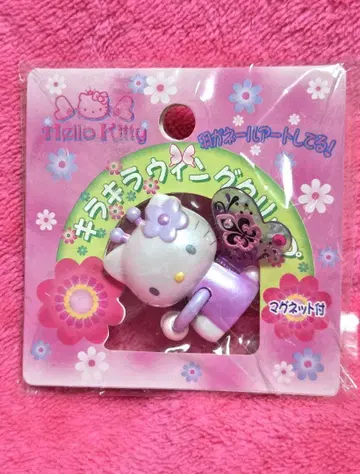 헬로키티 마그넷 키라키라 윙 클립 마그넷 포함