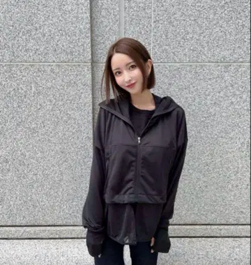 시쨩 UV 차광 후드티