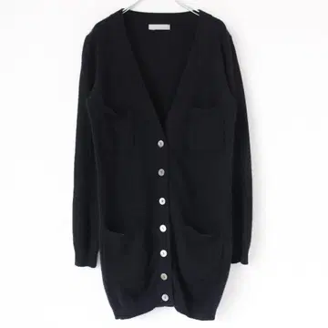 DAMA collection 캐시미어 100% 가디건 M 블랙