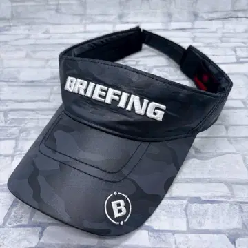 BRIEFING 브리핑 선바이저 골프 블랙 카모플라쥬