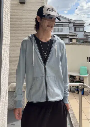 archive 더블 지퍼 후드티 00s y2k