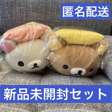 미개봉 새상품 모찌모찌 스시 봉제 인형 리락쿠마 코리락쿠마 세트