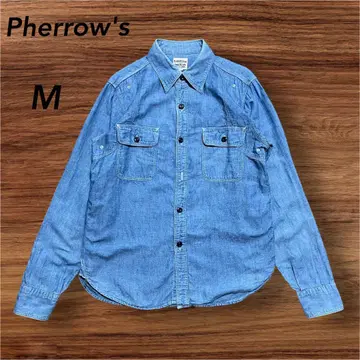 Pherrow's 페로우즈 샴브레이 워크 셔츠 M 친스트