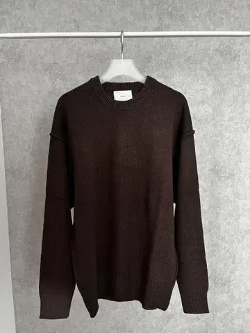 remer 24aw 니트 브라운 M 사이즈