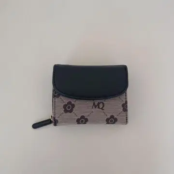 MARY QUANT 꽃무늬 3단 폴더형 지갑
