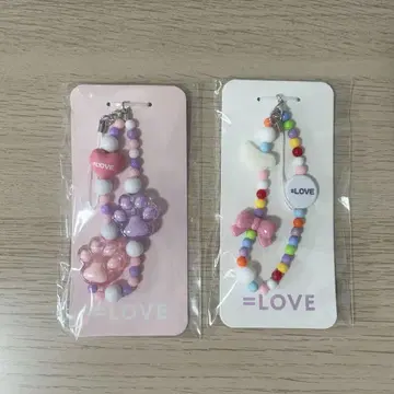이코럽 의상 모티브 비즈 스트랩